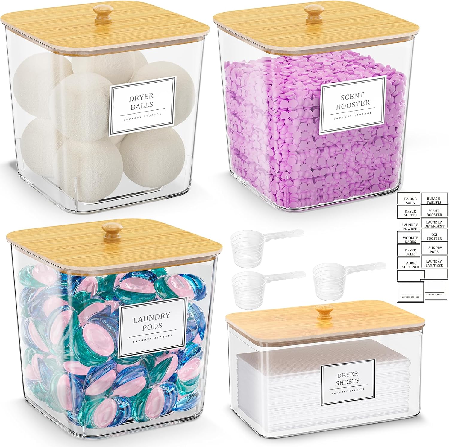 laundry room organization aesthetic HomePekite pods storage container