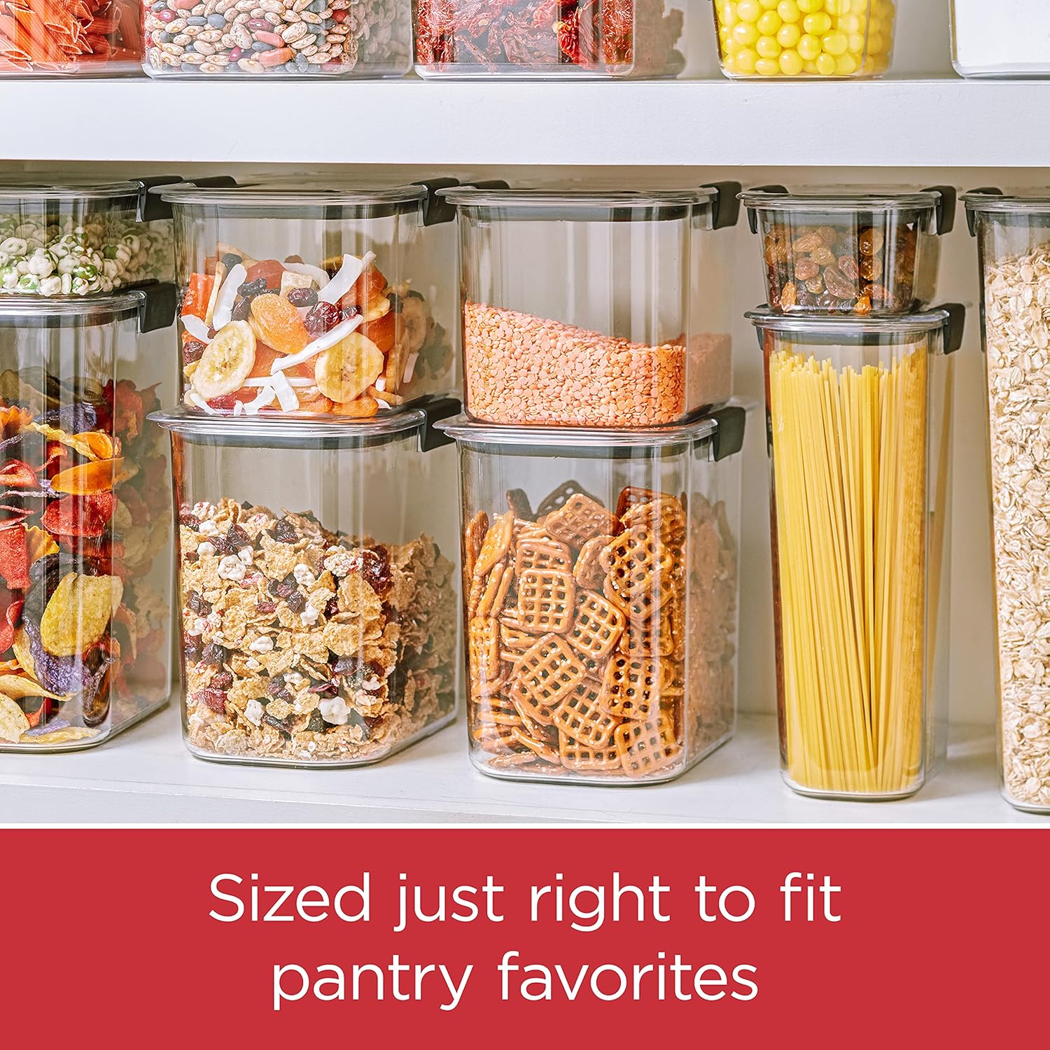 fridge organization aesthetic Rubbermaid Brilliance containers